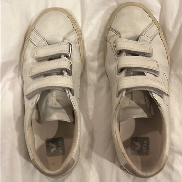 Veja Shoes - Veja White Velcro Strap Sneakers